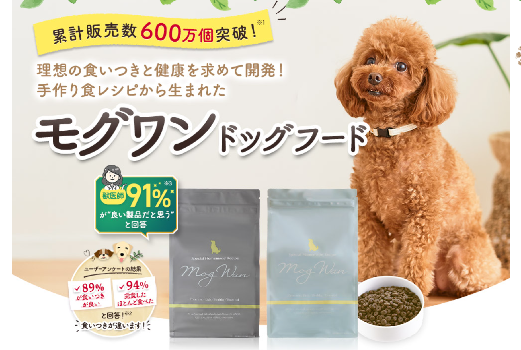犬のごはん